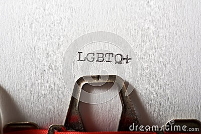 LGBTQ concept view Stock Photo