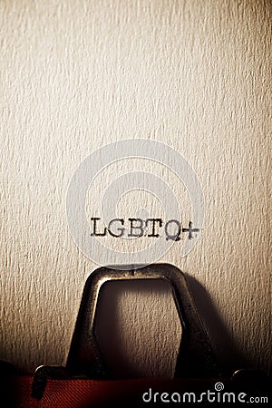 LGBTQ concept view Stock Photo