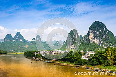Li River in China Stock Photo