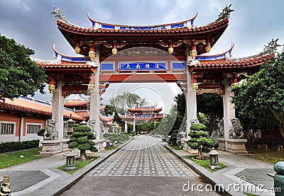 Lian Shan Shuang Lin Monastery Stock Photo