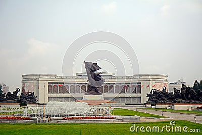 Liberation War Museum, Pyongyang, North-Korea Editorial Stock Photo