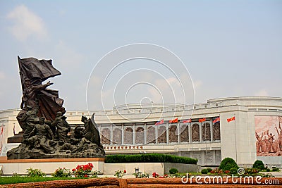 Liberation War Museum, Pyongyang, North-Korea Editorial Stock Photo