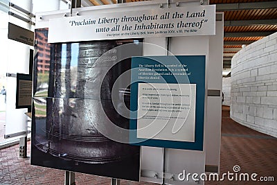 Liberty Bell Center in Philadelphia, Pennsylvania Editorial Stock Photo