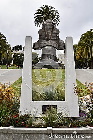 Mexican Liberty Bell Dolores Park San Francisco, 2. Editorial Stock Photo