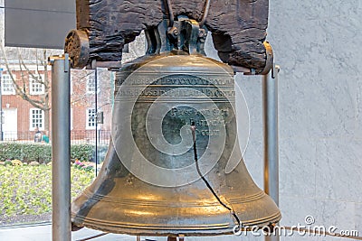 Liberty Bell - Philadelphia, Pennsylvania, USA Editorial Stock Photo