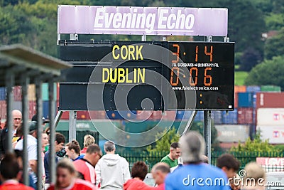 Liberty Insurance Camogie Intermediate Championship: Cork vs Dublin Editorial Stock Photo