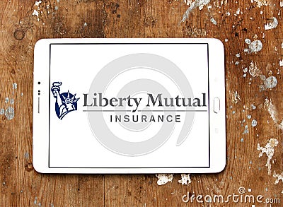 Liberty Mutual Insurance logo Editorial Stock Photo