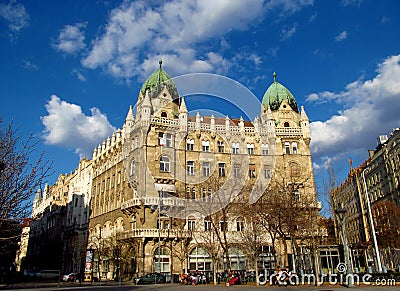 Liberty Square in Budapest Editorial Stock Photo