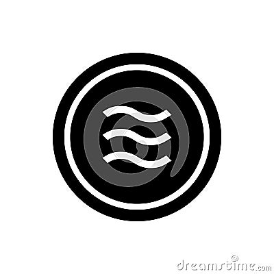 Libra coin vector icon internet money.Crypto currency symbol for using in mobile applications or web projects. Blockchain based. Vector Illustration