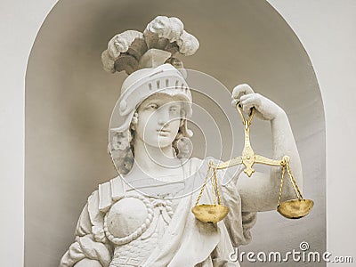 Libra at Linderhof Stock Photo