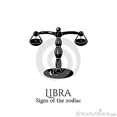 Libra zodiac Vector Illustration