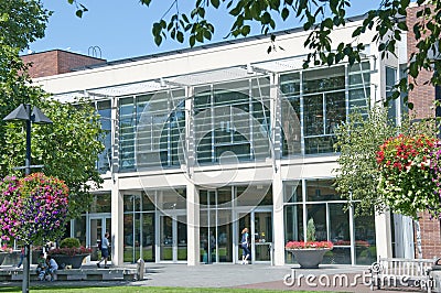 Library in Beaverton, Oregon Editorial Stock Photo