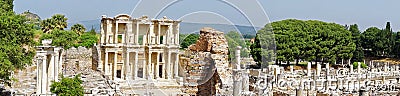 Library of Celsus at Ephesus Stock Photo