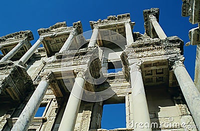 Library of Celsus, Turkey Stock Photo