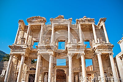 Library in Ephesus Stock Photo