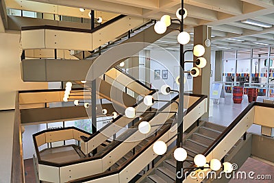 Library in Gelsenkirchen, Germany Editorial Stock Photo