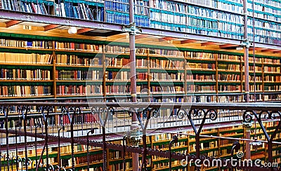 Library of Rijksmuseum Editorial Stock Photo