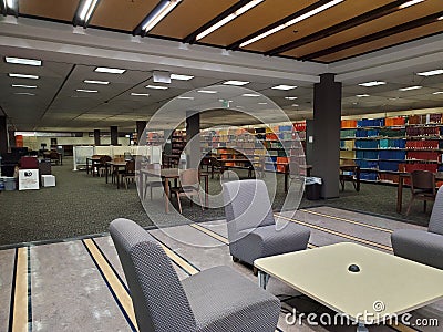 Library sitting area Editorial Stock Photo