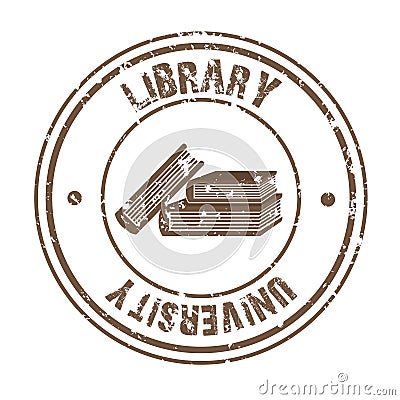 Library university Vector Illustration