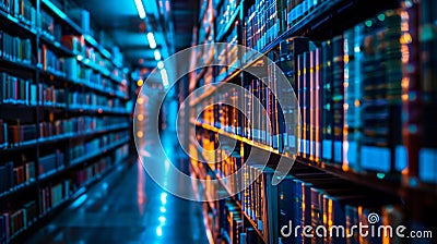 The librarys online platform offers a userfriendly interface for easy access to the vast database of blockchain Stock Photo