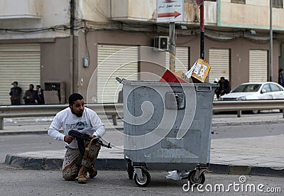 Libya civil war Benghazi Editorial Stock Photo