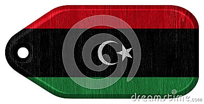 Libya flag Stock Photo