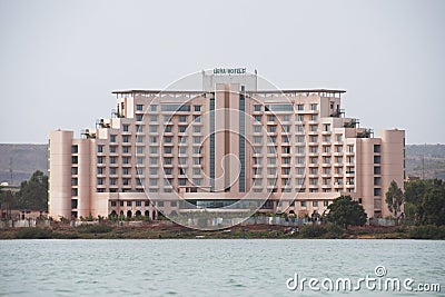 Libya hotel in Bamako Editorial Stock Photo