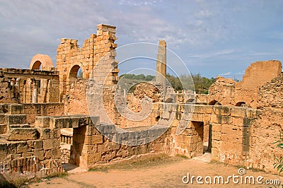 Libya Tripoli Leptis Magna Stock Photo