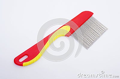 Lice comb With tight teeth Stock Photo