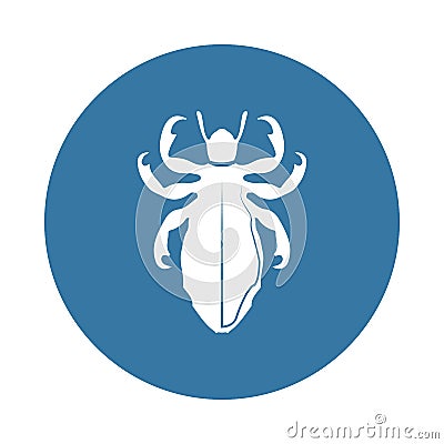 lice icon. Element of insect icons for mobile concept and web apps. Badge style lice icon can be used for web and mobile apps Stock Photo