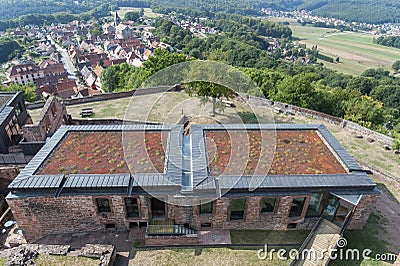 Lichtenberg Castle in Lichtenberg. Alsace region in France Stock Photo