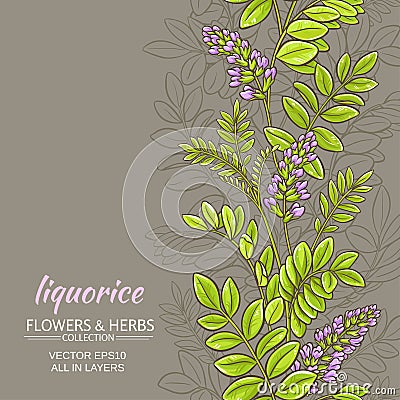 Licorice vector background Vector Illustration