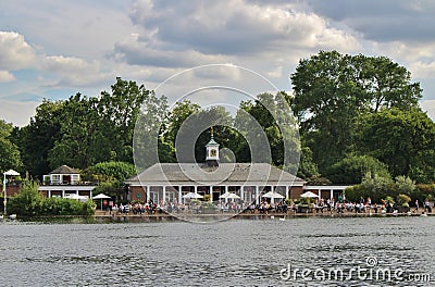 Lido Bar and Cafe at the Serpentine Editorial Stock Photo