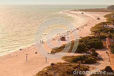 Lido Beach in Siesta Key Stock Photo