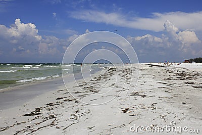 Lido Key Beach, Sarasota, FL Editorial Stock Photo