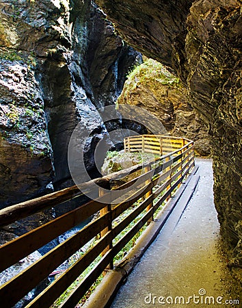 Liechensteinklamm (Liechtenstein Gorge) Stock Photo