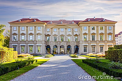 Liechtenstein City palace in Vienna, Austria Editorial Stock Photo