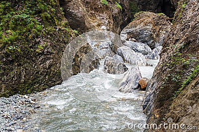 Liechtensteinklamm canyon Stock Photo