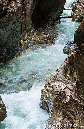 Liechtensteinklamm gorge Austria Stock Photo