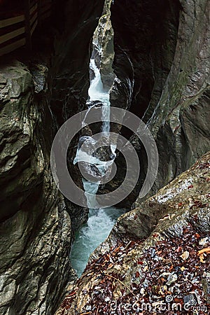 Liechtensteinklamm gorge Austria Stock Photo