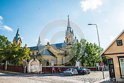 Liepaja church Editorial Stock Photo