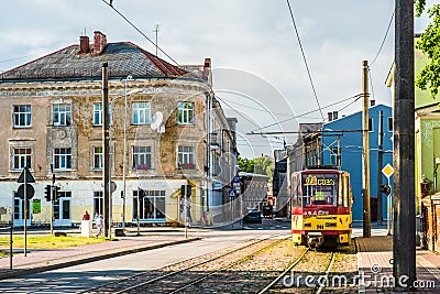 Liepaja transport Editorial Stock Photo