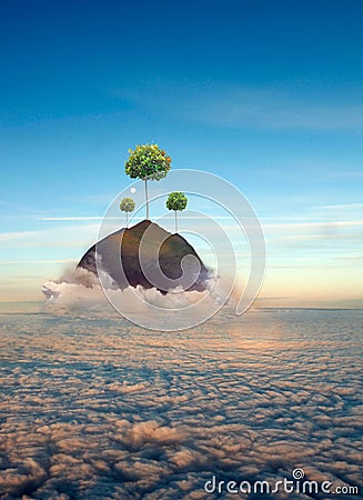 Life Above the clouds Stock Photo