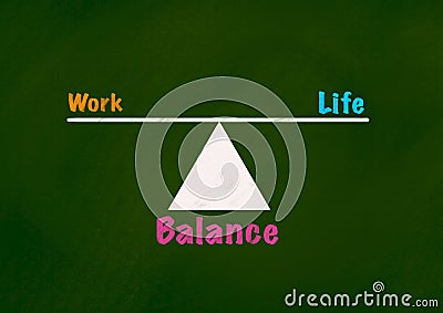 Life and Balance Concept Background Stock Photo