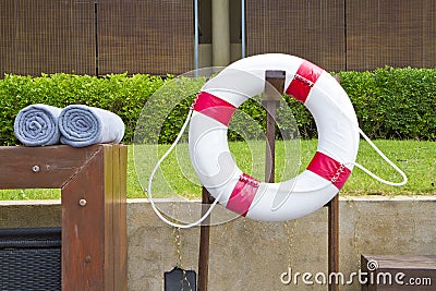 Life bouy Stock Photo