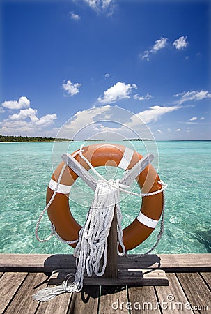 Life buoy Stock Photo