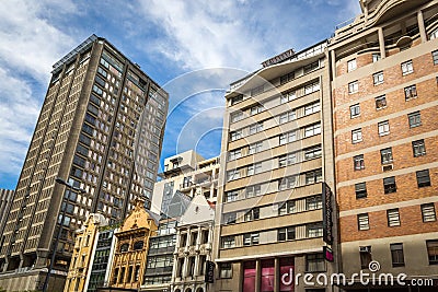 Daily life in Cape Town city Editorial Stock Photo