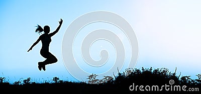 Life coaching banner blue Stock Photo