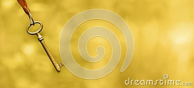 Life coaching banner in gold Stock Photo