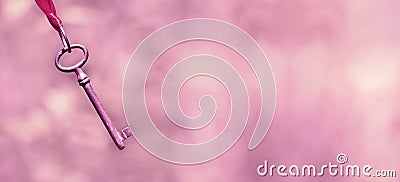 Life coaching banner in pink Stock Photo